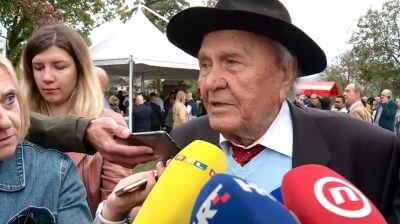 Joža Manolić daje intervju