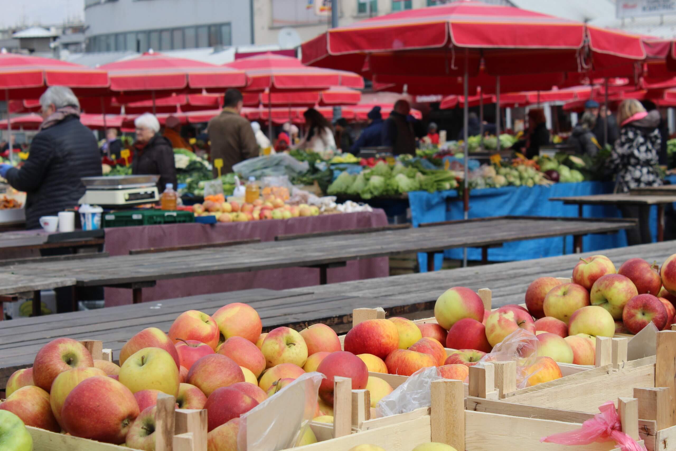 Voće i povrće na tržnici Kvatrić 