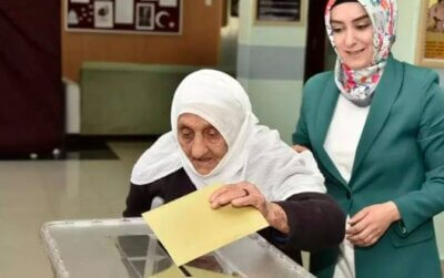 najstarija glasačica u Turskoj
