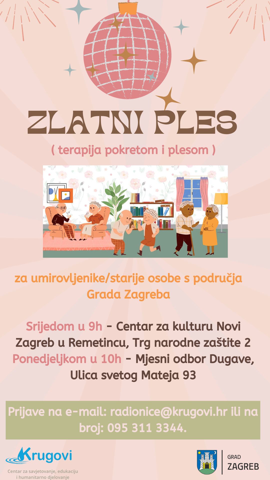 Plakat za radionu Zlatni ples