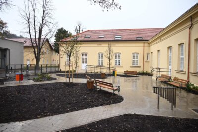 Zgrada Odjela za psihogerijatriju u sklopu Klinike Vrapče