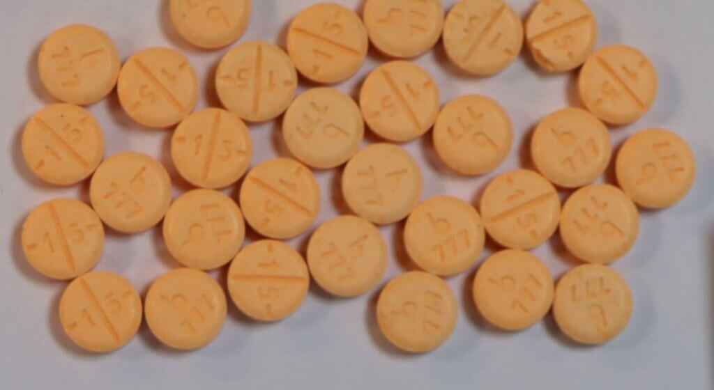 Narančaste tablete amfetamina