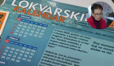 Lokvarski kalendar i umirovljenica suautorica kalendara