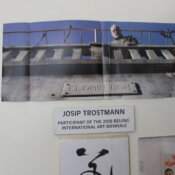 Josip Pino Trostmann i njegov atelje.