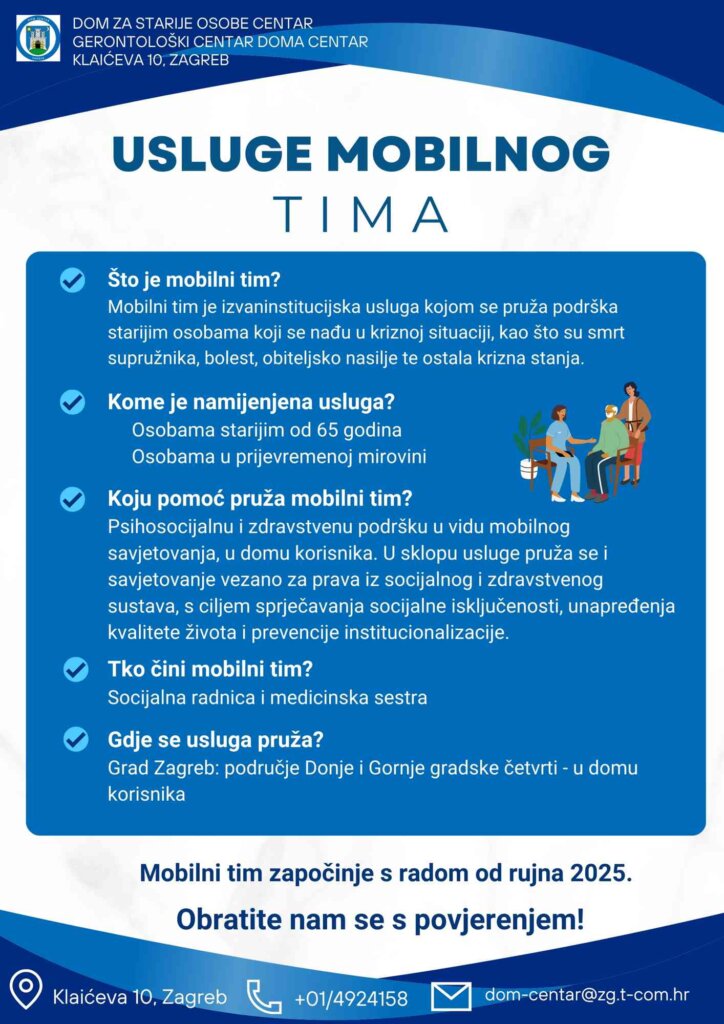 Usluge mobilnog tima