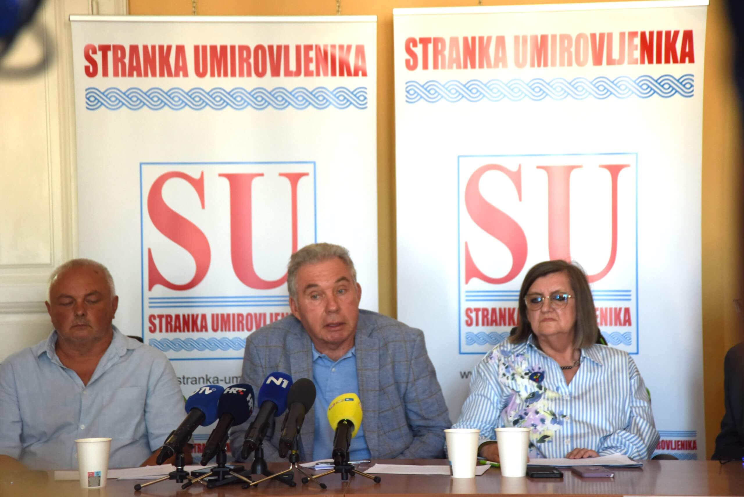 Petar Veić, Lazar Grujić i Vesna Horvat