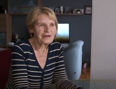 Umirovljenica Radojka Vukšić iz Šibenika w Snimak zaslona HRT