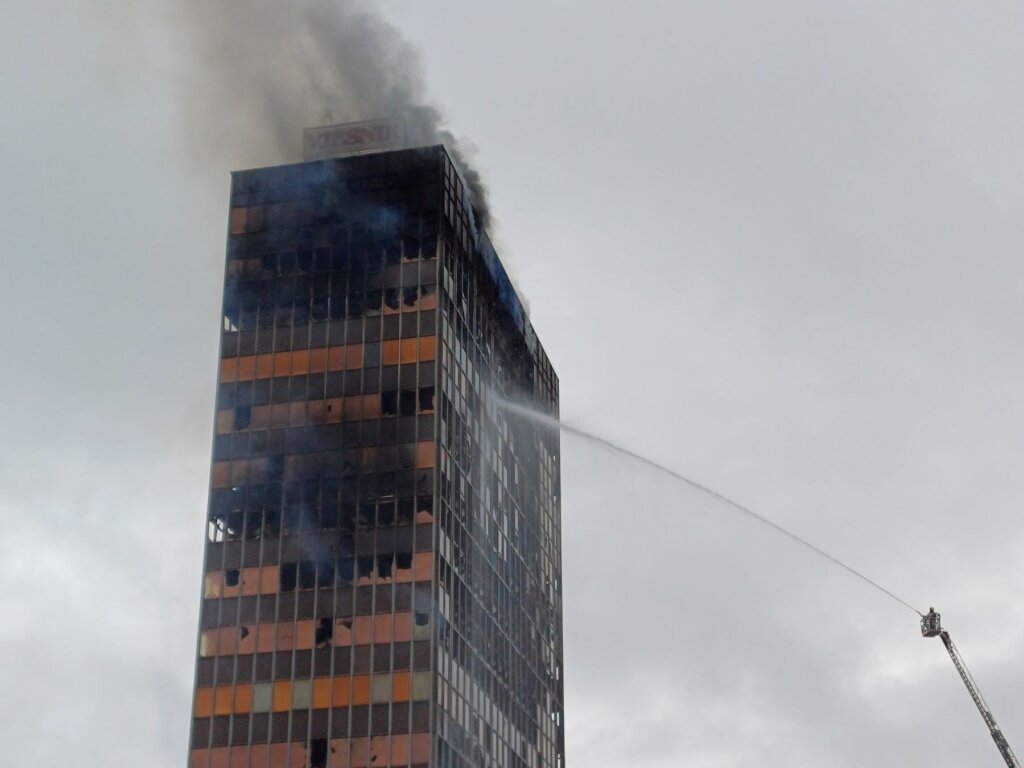 Požar Vjesnika | Nina Šantek/Bauštela.hr