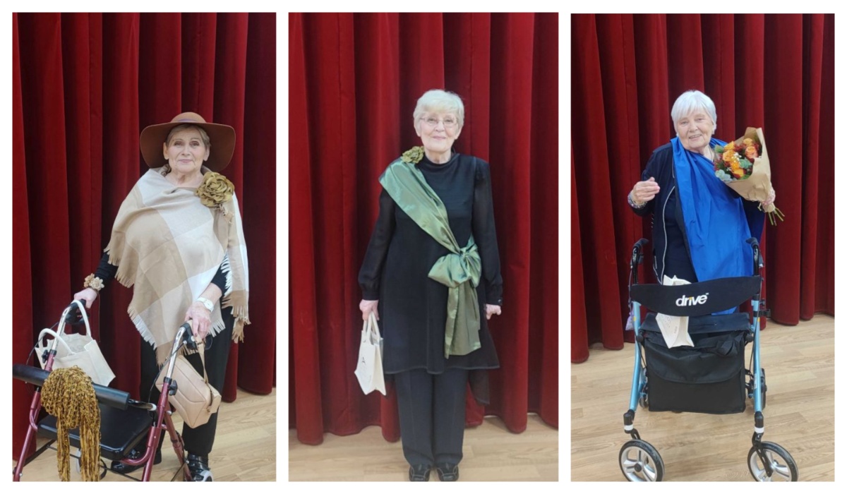 modna revija u Domu za starije Peščenica