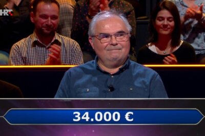 Dražen Cukina u 'Tko želi biti milijunaš' | Snimak zaslona/HRT