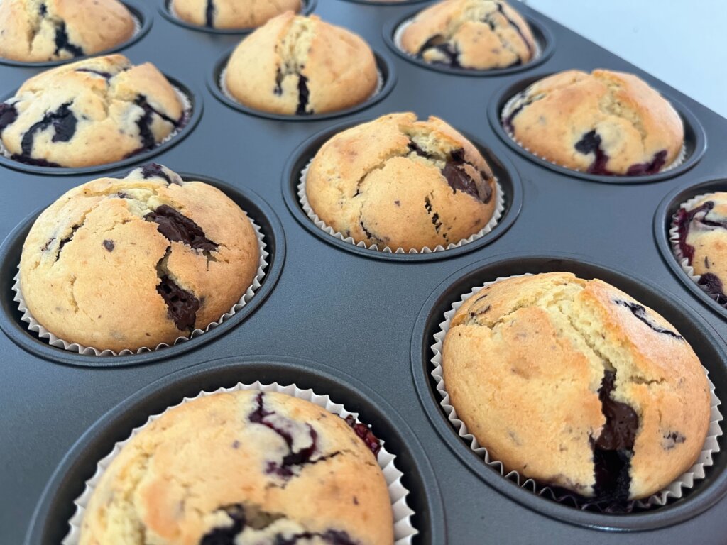 Muffini s borovnicama i čokoladom