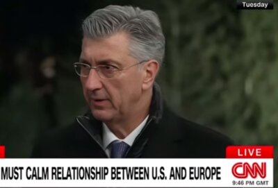 Premijer Andrej Plenković u razgovoru za CNN | Snimak zaslona Youtube
