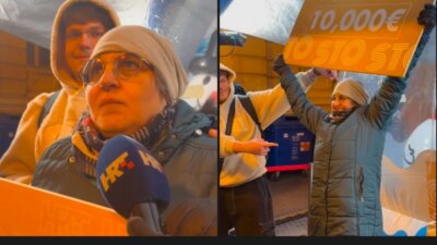 Andrijana, pobjednica igre Sto na kvadrat