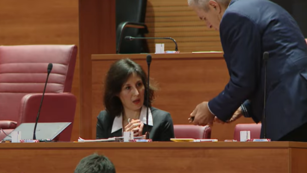 Dalija Orešković u Saboru |