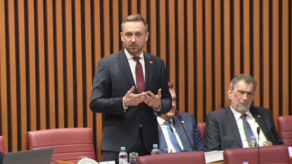 Ministar Marin Piletić u Saboru