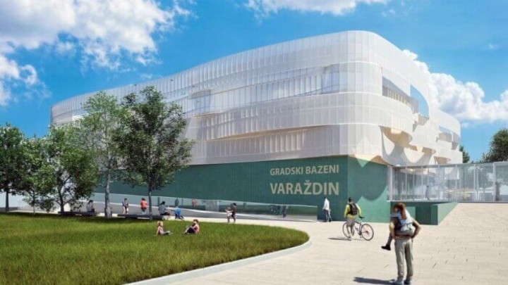 Novi bazenski kompleks na sjeveru Hrvatske: Posao od oko 10 milijuna uključuje 'valove' na fasadi
