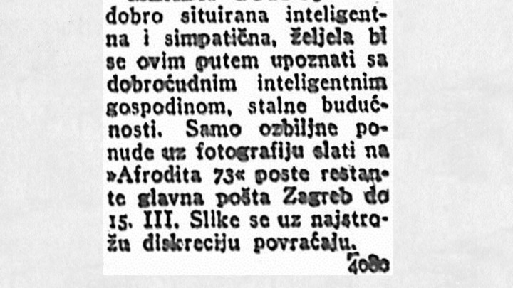 Ljubavni oglasi iz prošlosti: Nekada se partner tražio putem novina, evo kako je to izgledalo