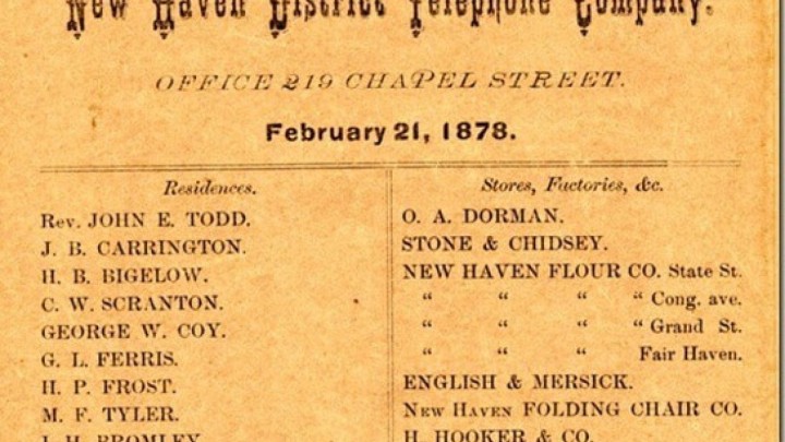 Pogledajte kako je izgledao prvi telefonski imenik na svijetu