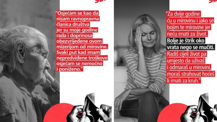 SDP-ovi plakati s izjavama umirovljenika izazvali zgražanje: 'Loše, opasno i neodgovorno'
