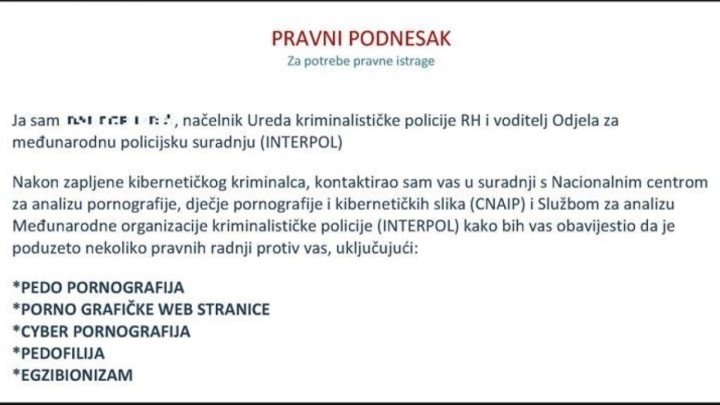 Nova prijevara: Ako ste dobili ovu poruku elektroničkom poštom, nikako ne odgovarajte na nju
