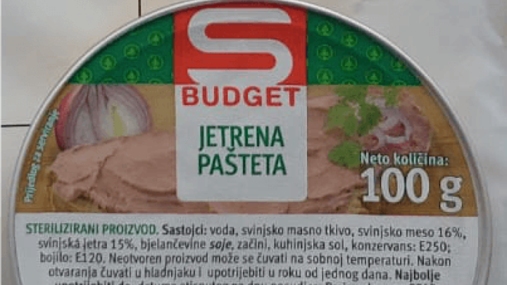 S tržišta se povlači jetrena pašteta: Trgovački lanac nudi povrat novca onima koji ju vrate