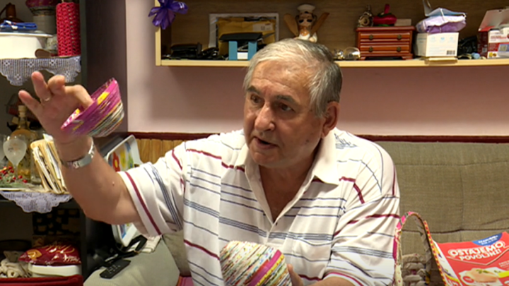 Prelijep poklon Papi te spajanje ugodnog s korisnim: Osječki umirovljenik želi napraviti papirnatu krunicu od 16 metara