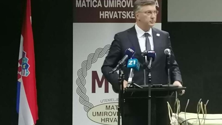 Matica proslavila 75. rođendan, Plenković: Današnju Hrvatsku dugujemo umirovljenicima