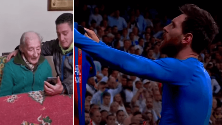 Najveći Messijev fan ima 100 godina: Pogodite tko mu je za rođendan poslao video pozdrav