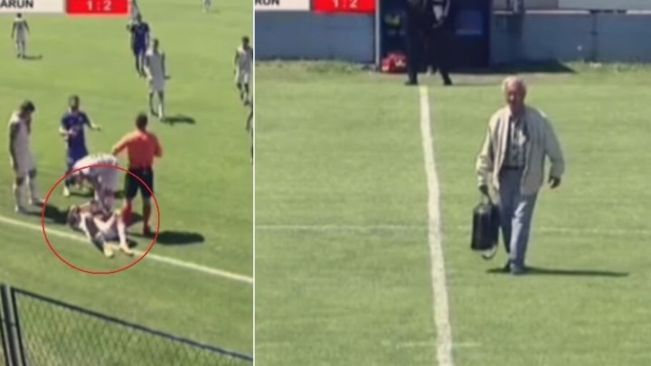 [VIDEO] Hit iz treće lige: Vremešni liječnik nije se žurio kako bi pregledao svog igrača