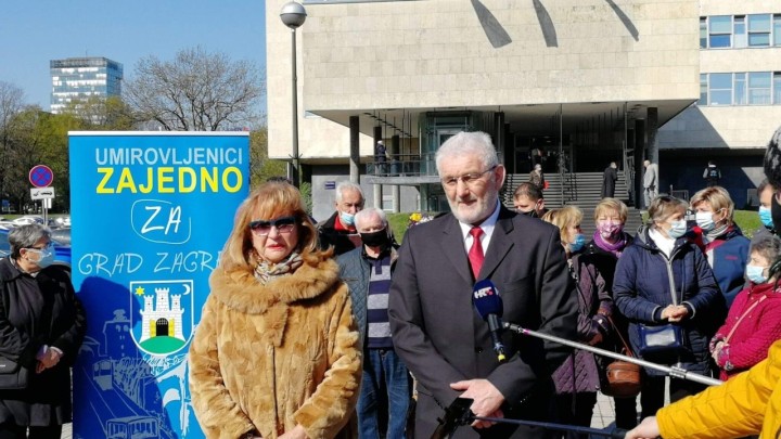 Milivoj Špika je kandidat platforme 'Umirovljenici zajedno' za zagrebačkog gradonačelnika