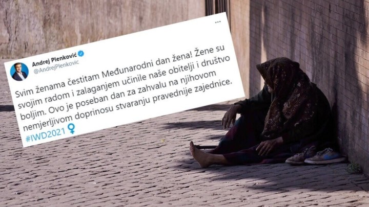 Plenković čestitao Dan žena, a prošloga tjedna odbio zakon koji bi pomogao mnogim umirovljenicama