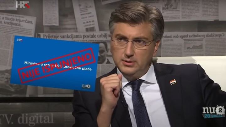 Plenković kod Stankovića odgovarao na neugodna pitanja o malim mirovinama