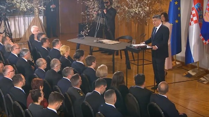 Inauguriran Zoran Milanović: "Ne kanim biti korektivni faktor, nego konstruktivni"