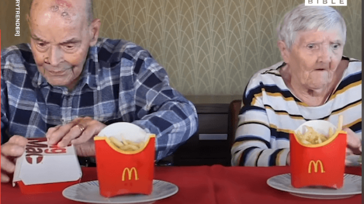Umirovljenik (99) iz doma za starije imao samo jednu želju - probati brzu hranu prvi put u životu