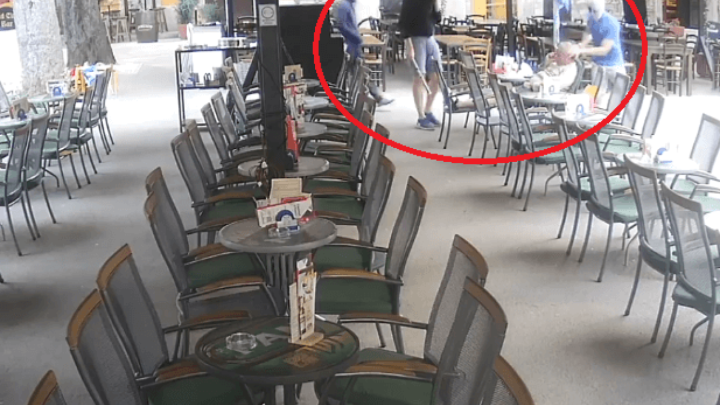 VIDEO: Trojica huligana u Puli istukla umirovljenika koji je čuvao terasu, gađali ga stolicom