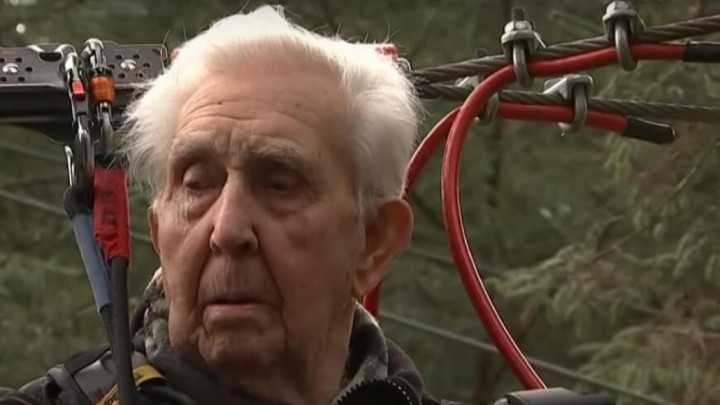 106-godišnjak postao najstarija osoba koja se ikada vozila po žici