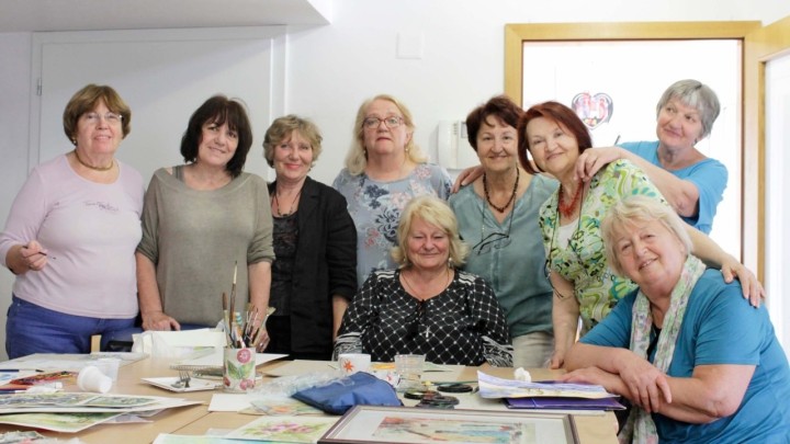 Važno im je da su zajedno: Ova ekipa godinama uživa na radionicama akvarela