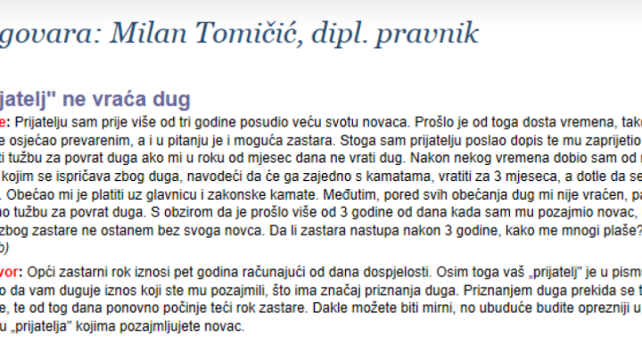 Pravno savjetovalište SUH-a: "Najveći problem je preslaba zakonska zaštita imovine umirovljenika"