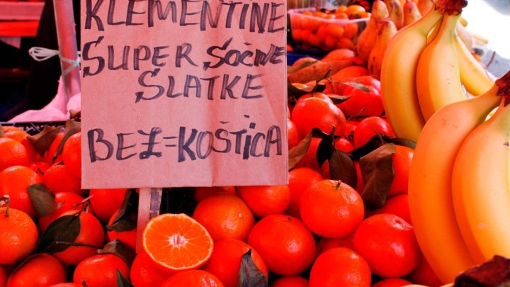 Tržnica Kvatrić - stigao svježi limun, prodaju se većinom sezonsko voće i povrće