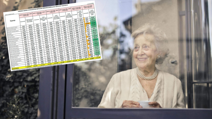 Dio obiteljske mirovine: Manje od 100 eura dobivaju umirovljenici u tri županije 