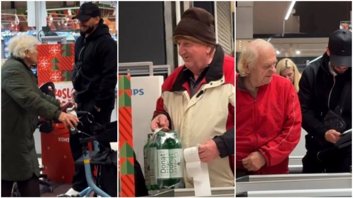 Influencer Brane umirovljenicima plaća račune na kasi: 'Osjećaj koji se ne može opisati'