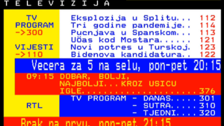 Gasi se RTL-ov teletekst: 'Zahvaljujemo svima koji su pratili vijesti'