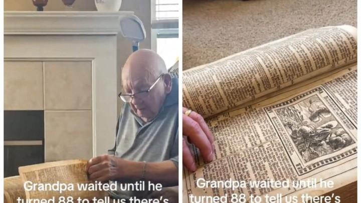 Hit na TikToku: Djed na tavanu čuvao Bibliju staru nekoliko stoljeća