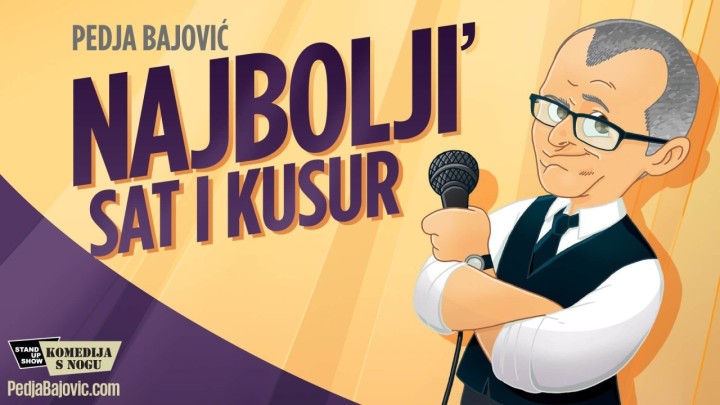 Dijelimo ulaznice za stand-up komediju Pedje Bajovića
