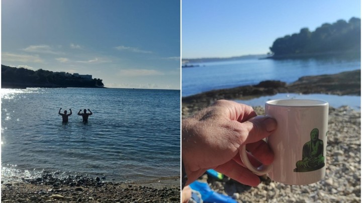 Zimski kupač Srle već 13 godina pliva u hladnom moru: 'Hodam bez kape i kad je bura'