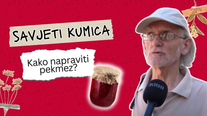 Umirovljenik Dražen otkrio nam je u videu recept za pekmez: 'Može trajati godinama'