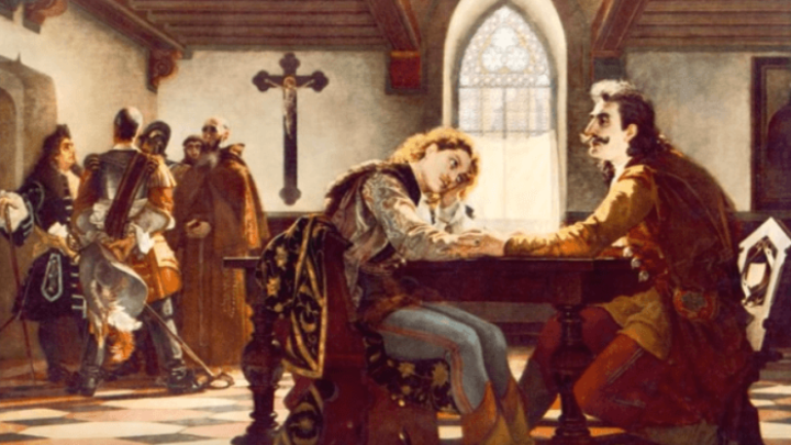 [30.4.] U Bečkom Novom Mjestu pogubljeni Petar Zrinski i Fran Krsto Frankopan: "Navik on živi ki zgine pošteno"