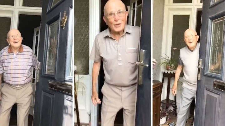 [VIDEO] Unuka snimala reakciju svog djeda svaki put kad bi došla na ručak, pogledajte kako je sretan