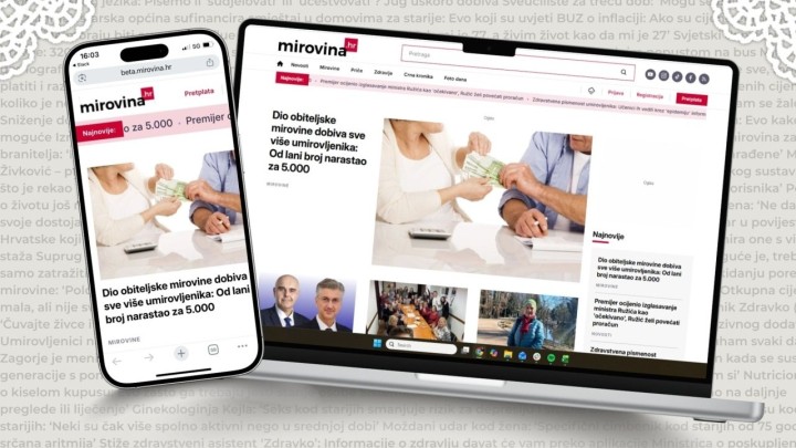 Velike novosti: mirovina.hr ima novi dizajn, a uvodimo i pretplatu