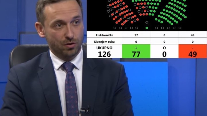 Sabor sa 77 glasova potvrdio novog ministra rada Marina Piletića